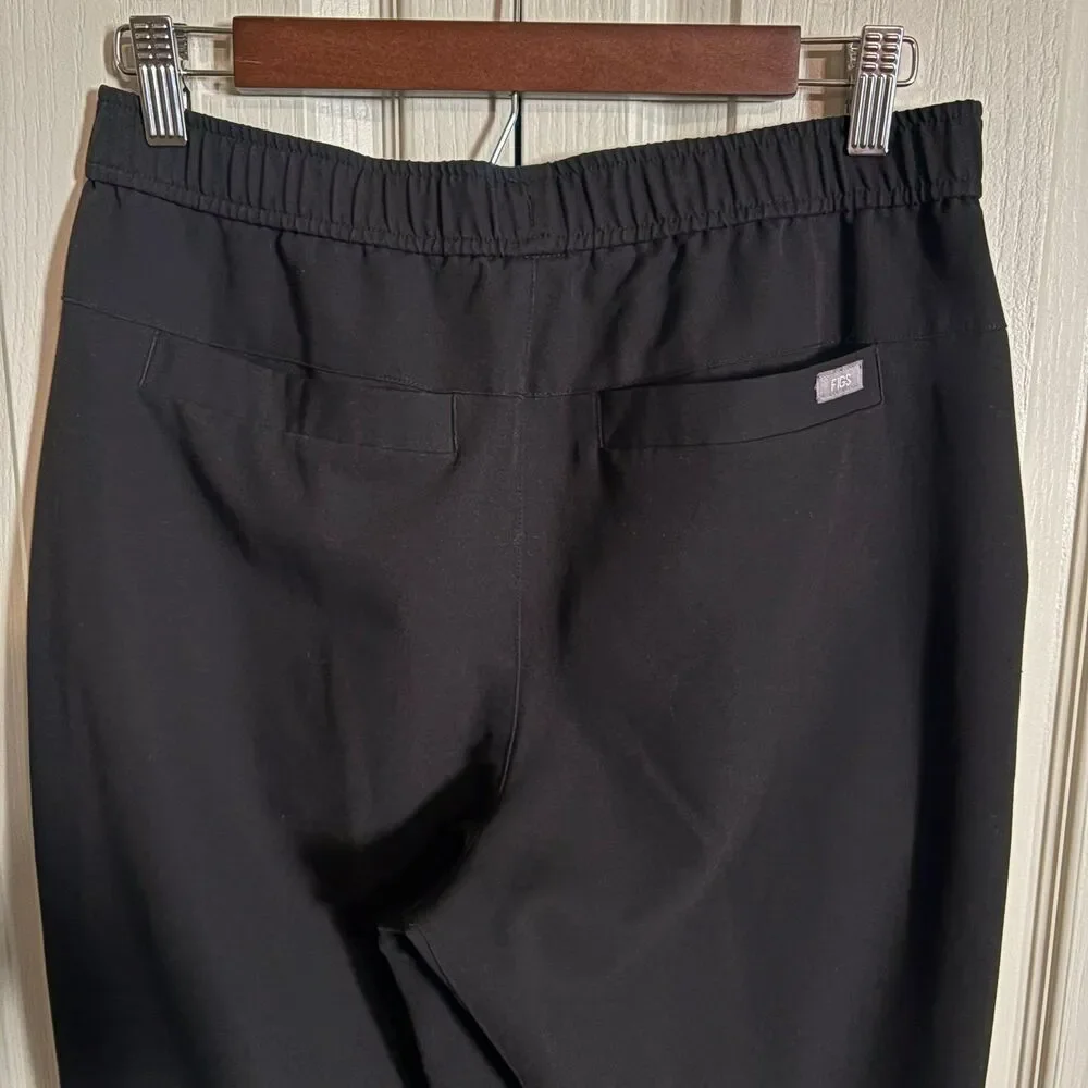 FIGS Men's Scrub Jogger Pants Small Elastic Waist Technical Collection Black